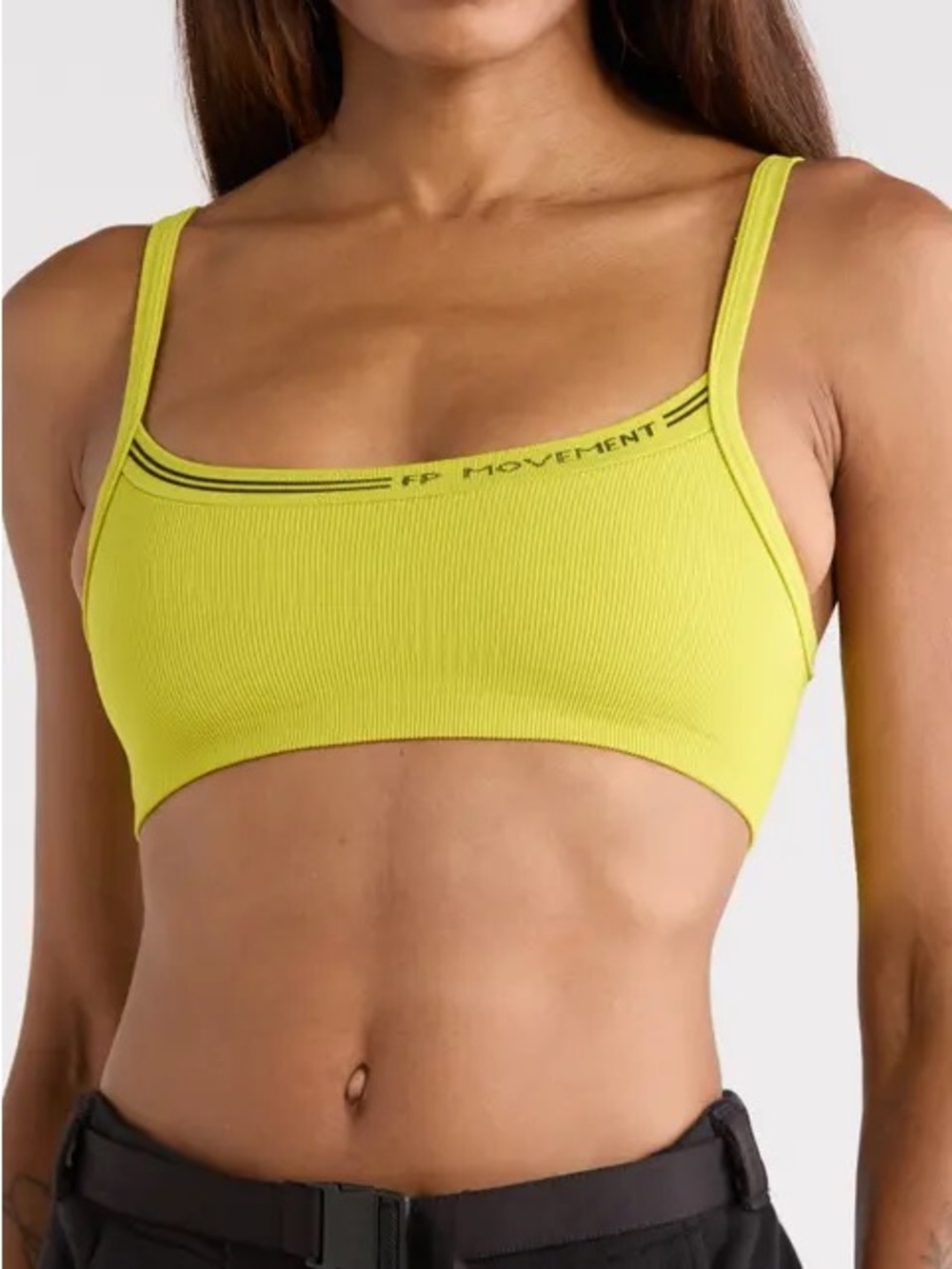 Free people movement all clear logo bra